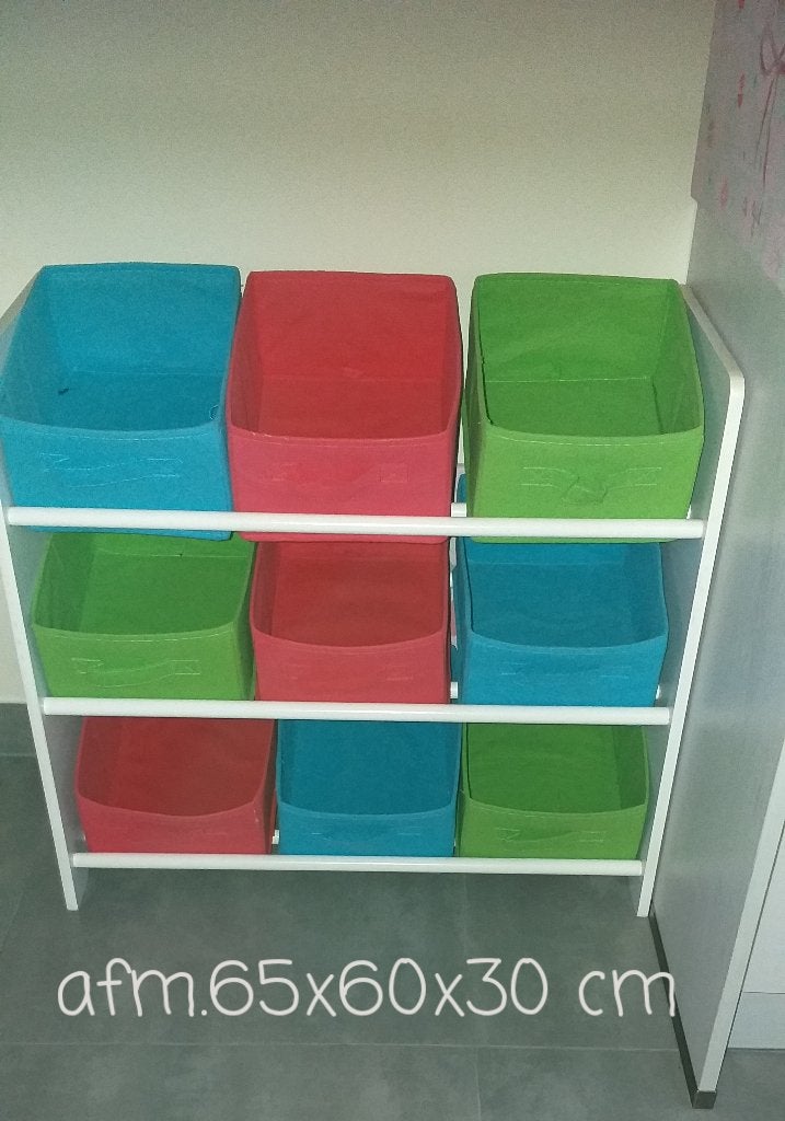 étagère de rangement avec paniers colorés, pour enfants, Enlèvement, Comme neuf, Autres types