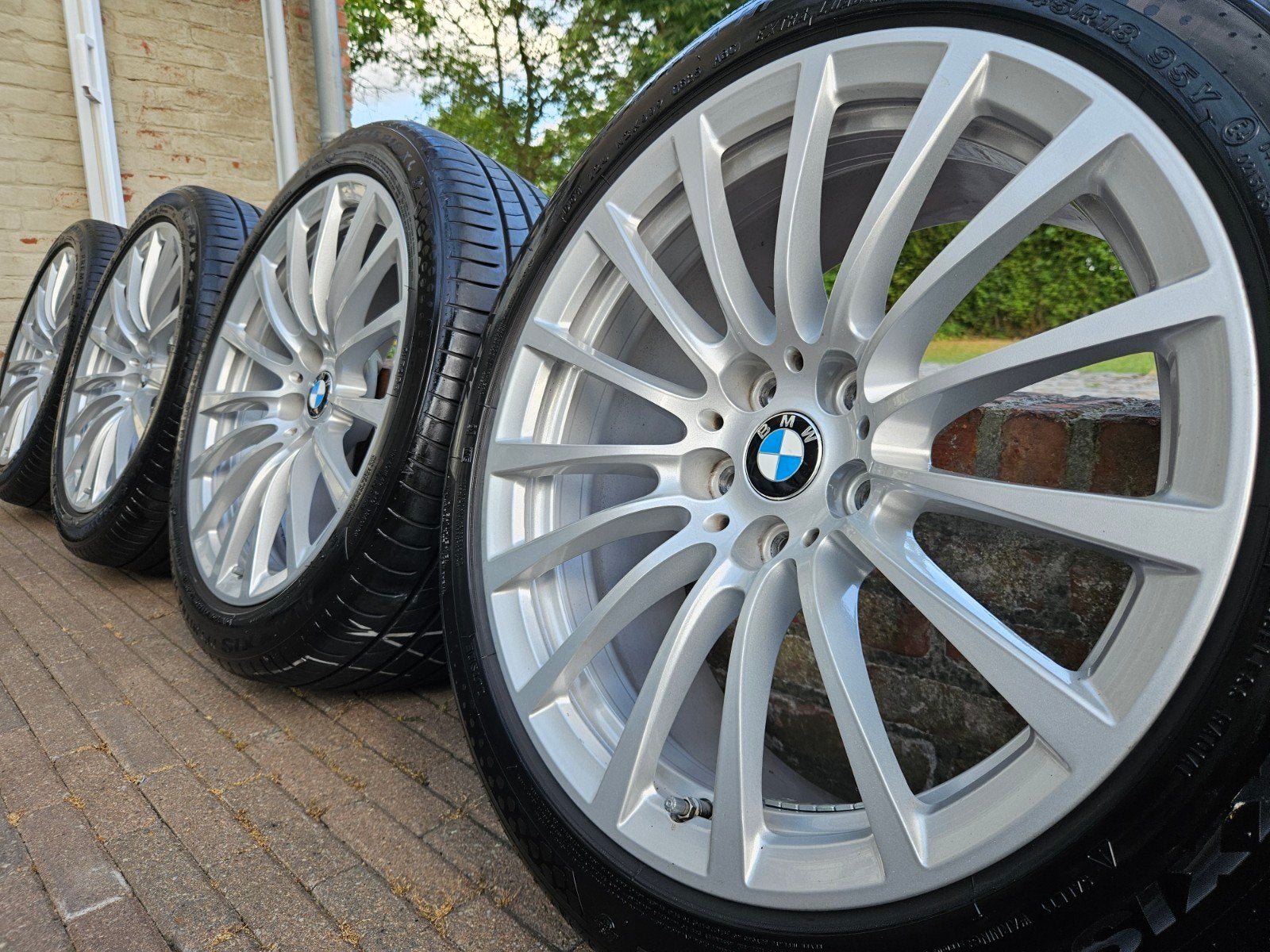 18" BMW 3-Serie G20 G21 4-Serie G22 G23 G42 zomerset 7mm TOP, Auto-onderdelen, Banden en Velgen, 18 inch, Gebruikt, Banden en Velgen