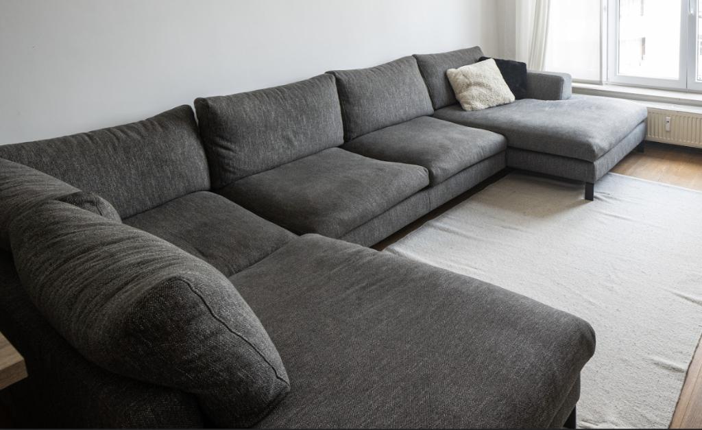 Zeer ruime U-Zetel van hoge kwaliteit., Maison & Meubles, Canapés | Salons, Tissus, 150 cm ou plus, Quatre personnes ou plus, Comme neuf