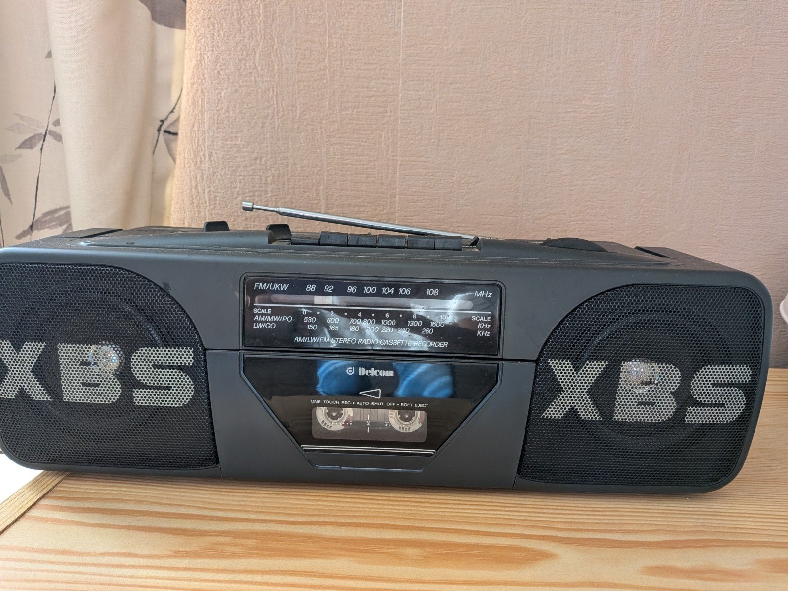 draagbare radio met cassette speler, TV, Hi-fi & Vidéo, Radios, Enlèvement, Utilisé, Radio