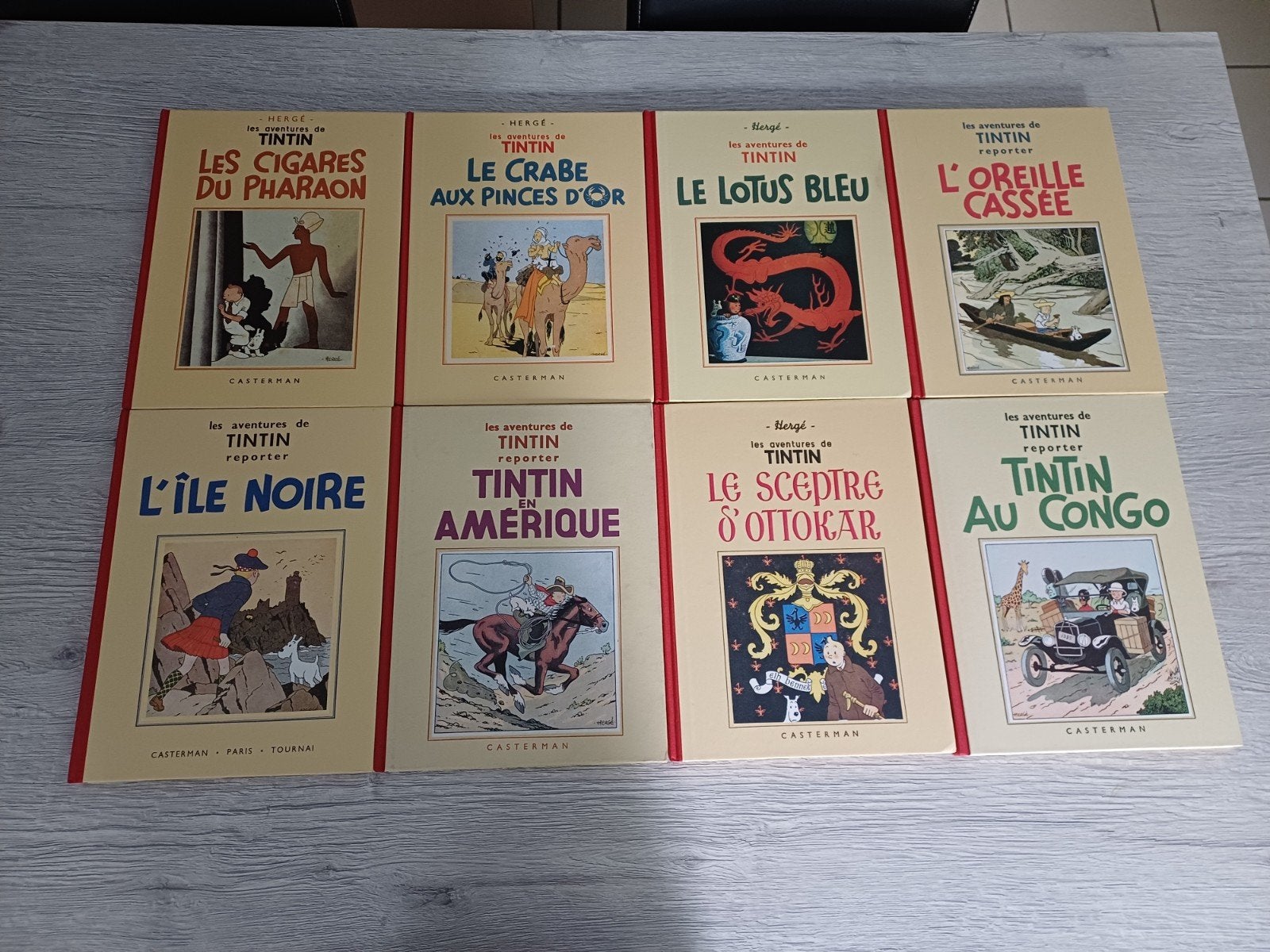 8 bd Facsimile Kuifje, Boeken, Meerdere stripboeken, Ophalen of Verzenden, Zo goed als nieuw, Herge