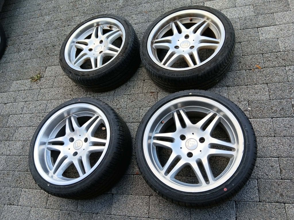 Brabus wielen Smart Roadster 452 (inruil Spikeline mogelijk), Auto-onderdelen, Banden en Velgen, Ophalen, Gebruikt, 17 inch, Band(en)