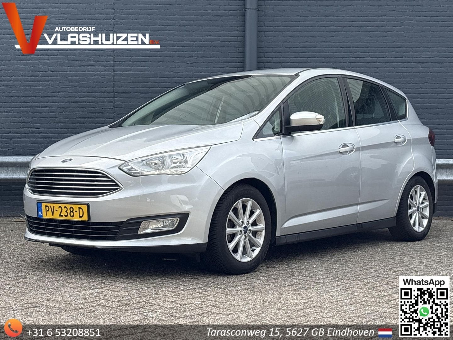 Ford C-Max 1.0 Titanium | Climate | Cruise | Navi | PDC |, Auto's, Ford, Monovolume, Start-stop-systeem, Bedrijf, Handgeschakeld