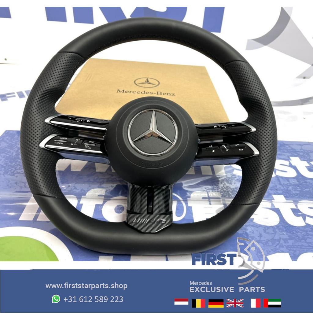 W213 C238 FACELIFT 2022 AMG leder Stuur Mercedes E Klasse 20, Gebruikt, -, Ophalen of Verzenden, -