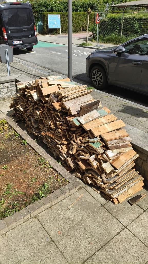 Gratis brandhout plankjes 35cm, Tuin en Terras, Brandhout, Ophalen