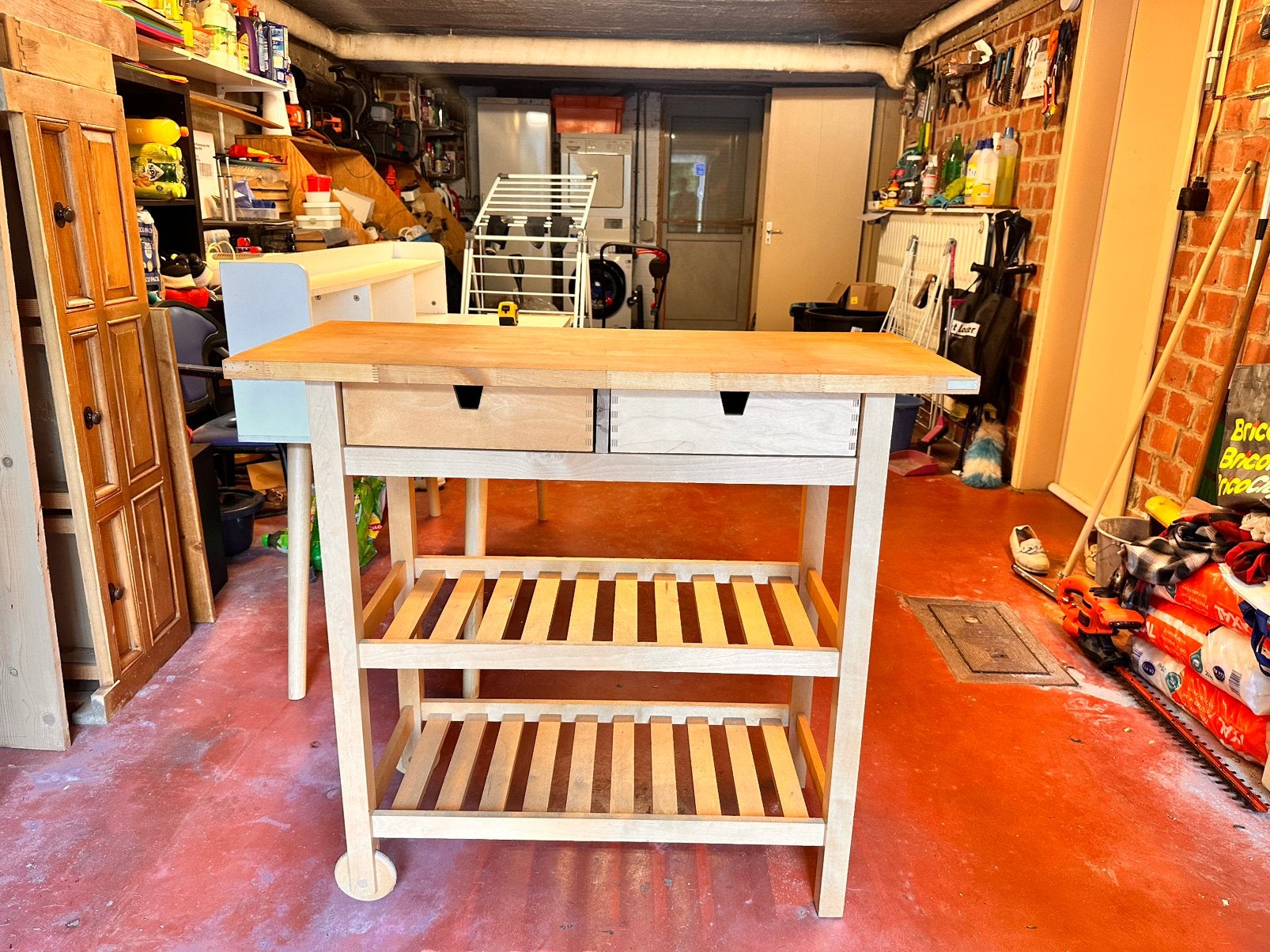 Meuble de cuisine, Enlèvement, Utilisé, Brun