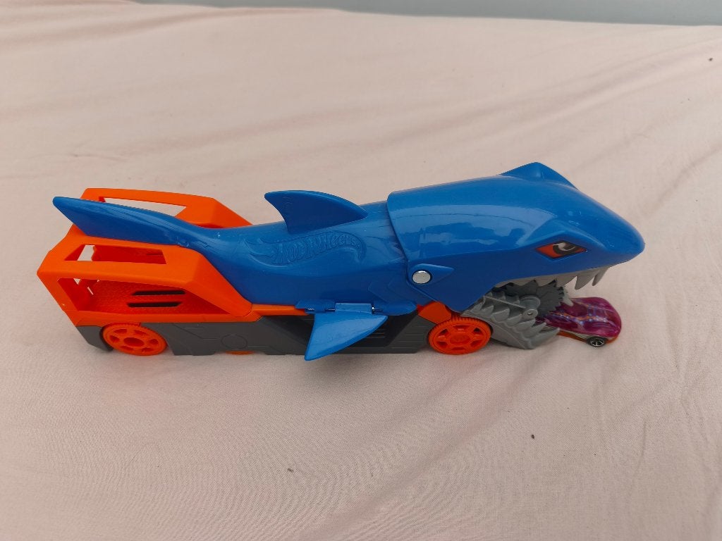 Hot Wheels Requin Ramasseur de voitures, Enfants & Bébés, Jouets | Circuits, Comme neuf, Enlèvement, Circuit, Hot Wheels