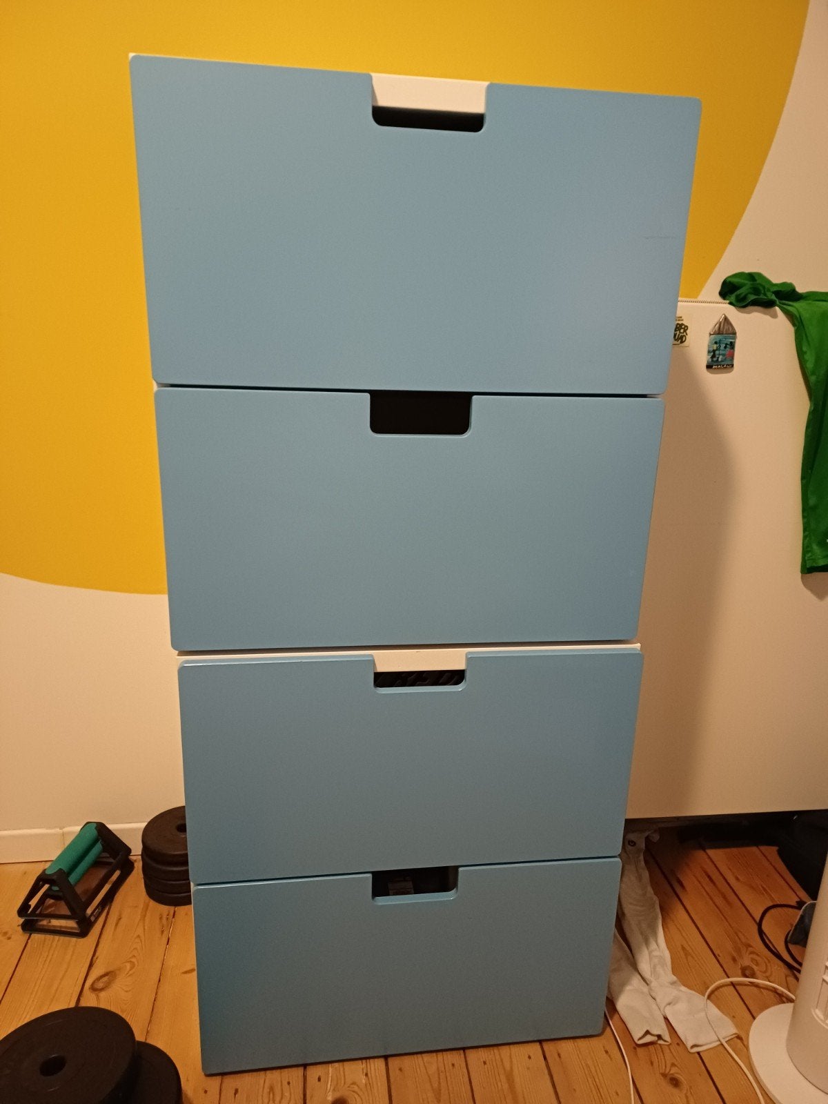 2 commodes smastad ikea 2 tiroirs, Enlèvement, Comme neuf, Ikea