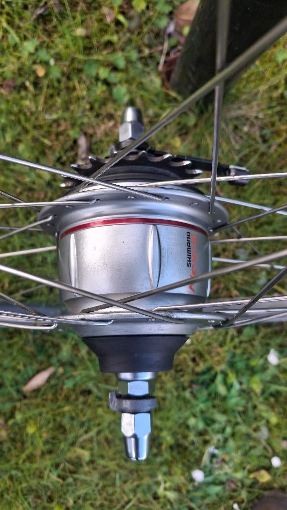Zeer goed alu. 28” SHIMANO NEXUS 8 achterwiel fietswiel velo, Vélos & Vélomoteurs, Vélos Pièces, Comme neuf, Roue, Aluminium, Enlèvement