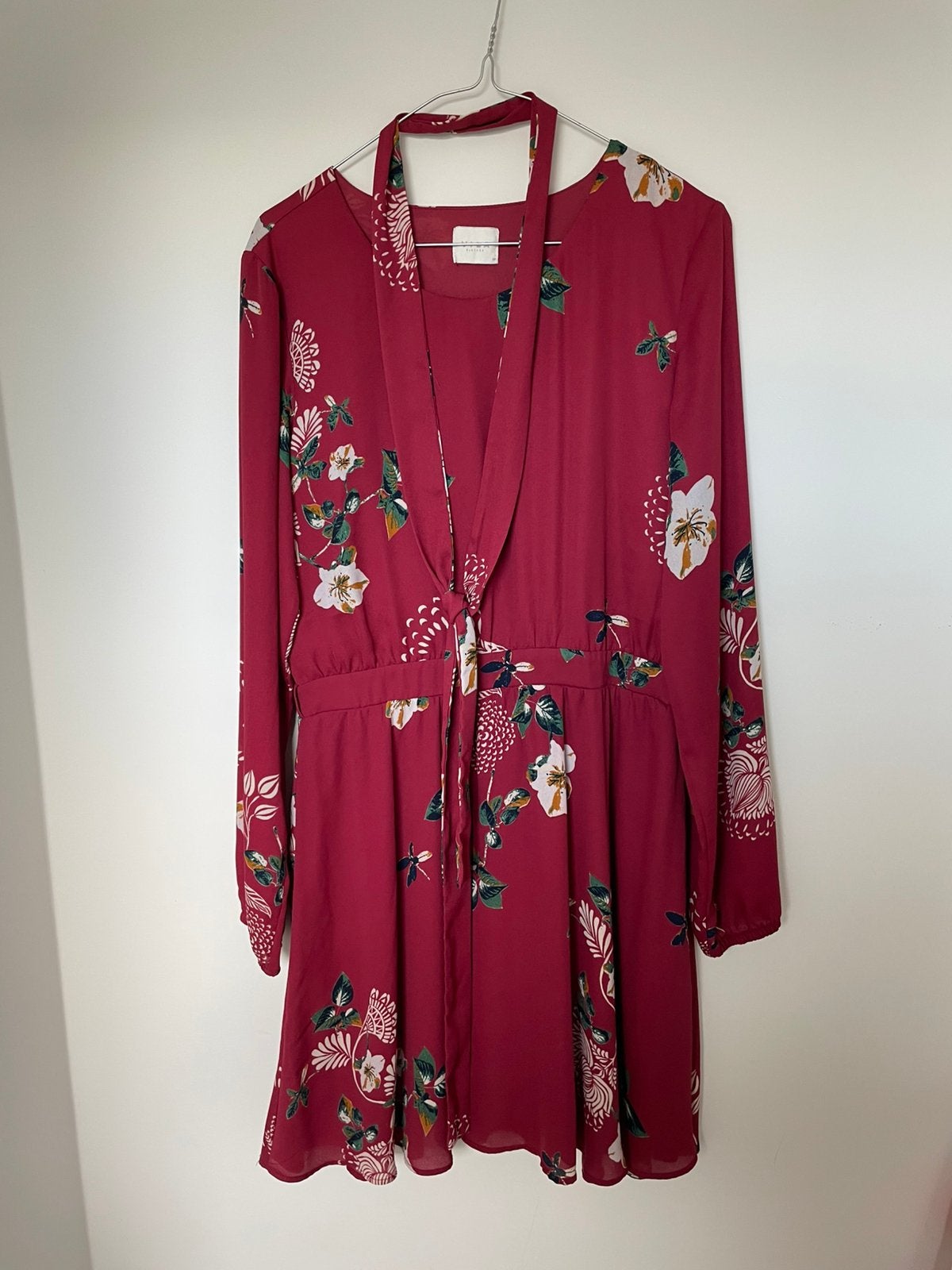 Robe-chemise Vila M, Vêtements | Femmes, Rouge, Taille 38/40 (M), Enlèvement ou Envoi, Comme neuf