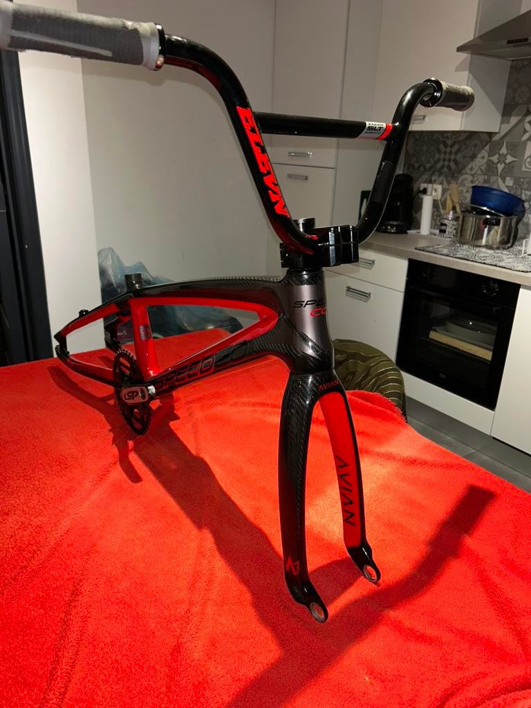 bmx race speedco carbon, Fietsen en Brommers, Fietsen | Crossfietsen en BMX, Zo goed als nieuw, 20 tot 24 inch, Ophalen