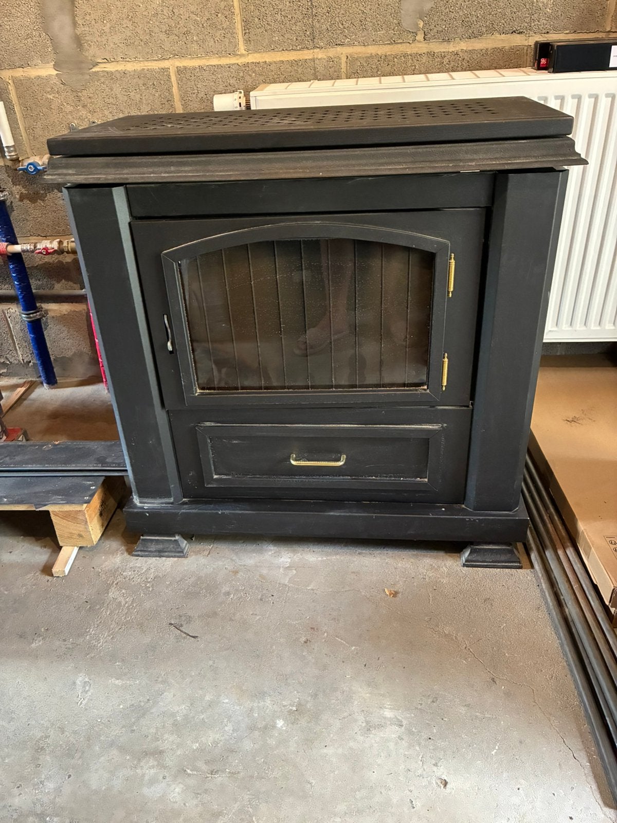 WellStraler M100 Mazoutkachel, Huis en Inrichting, Kachels, Ophalen, Gebruikt