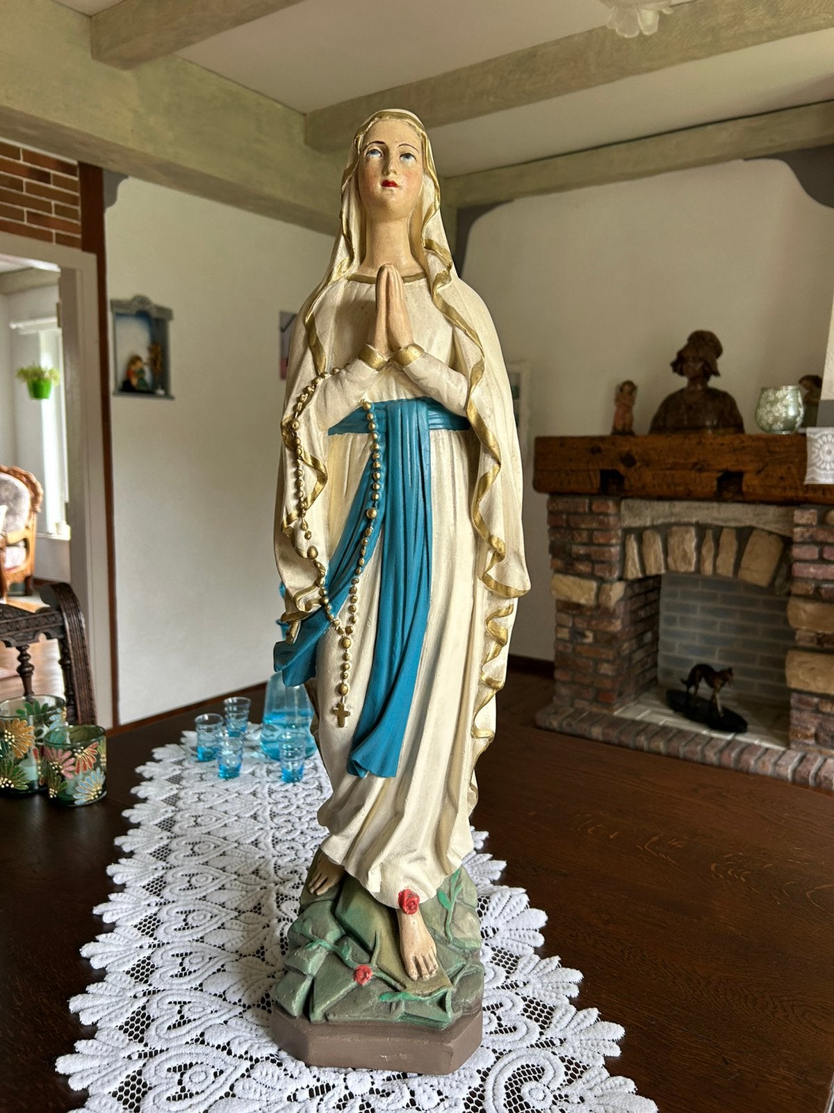 Beeld Onze - Lieve - Vrouw van Lourdes 65cm, Enlèvement