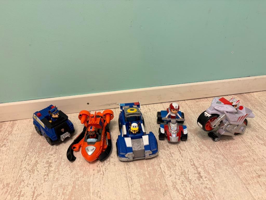 Paw patrol auto’s, Ophalen, Zo goed als nieuw