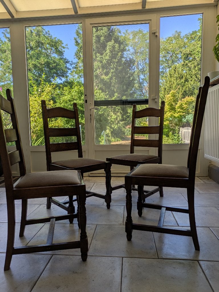 Chaises, Brun, Enlèvement, Utilisé, Bois