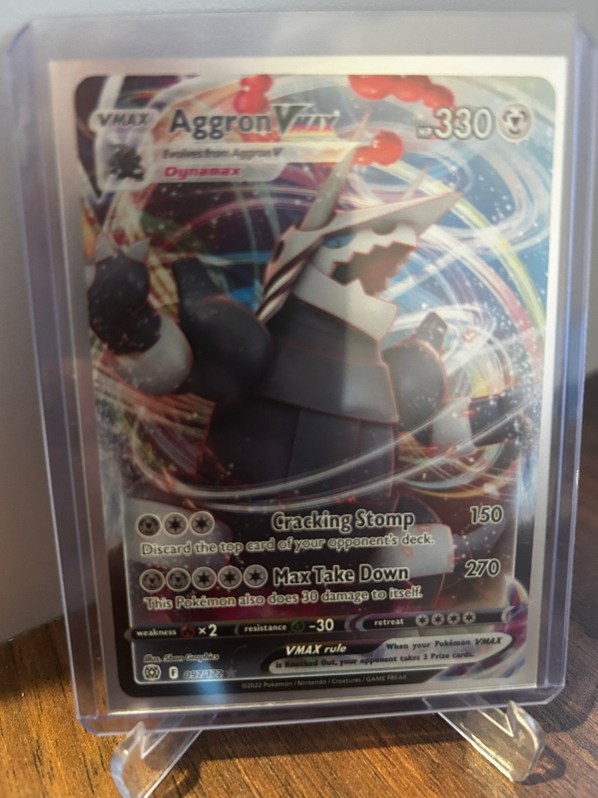 Pokemon aggron vmax brilliant stars, Enlèvement ou Envoi, Comme neuf, Booster