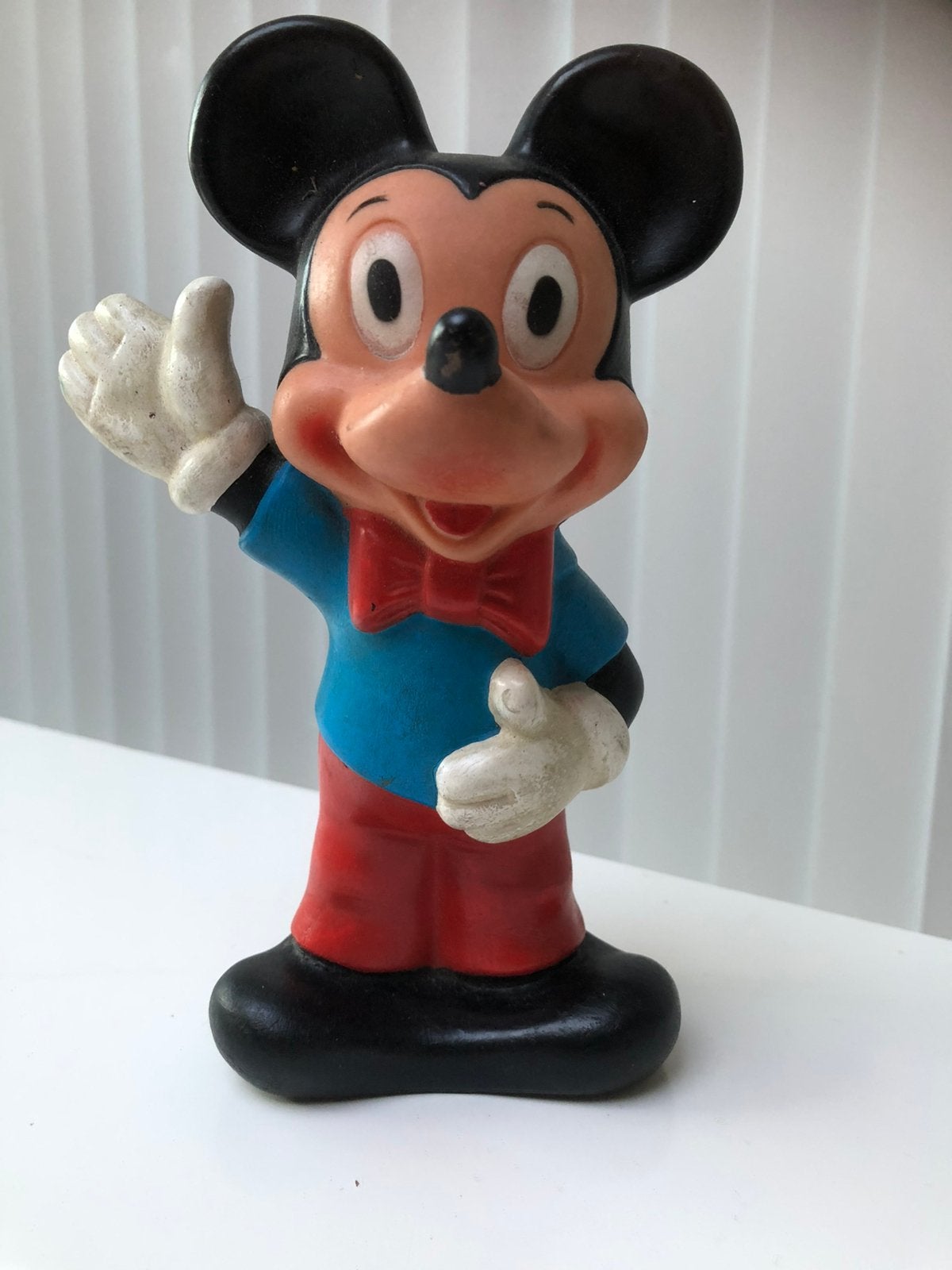 Rubberen figuur Mickey Mouse, Verzamelen, Ophalen, Mickey Mouse, Gebruikt, Beeldje of Figuurtje
