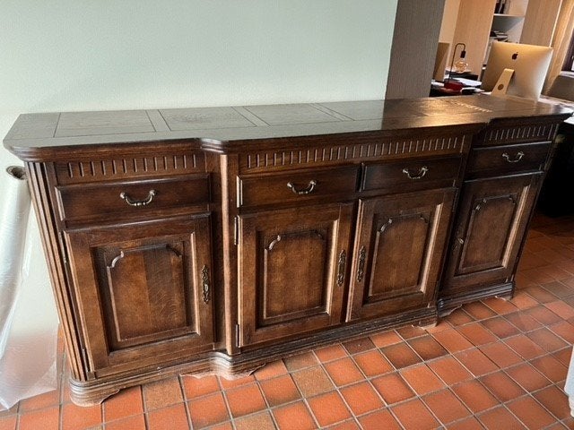 lot van mooie barkast - dressoir - TV kast en 8 stoelen, Maison & Meubles, Mobilier complet, Enlèvement