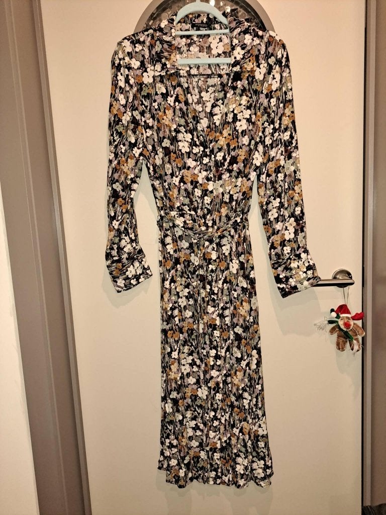 Soaked in Luxury, maxi bloemenjurk Mt L, Kleding | Dames, Meerkleurig, Maat 42/44 (L), Ophalen of Verzenden, Zo goed als nieuw