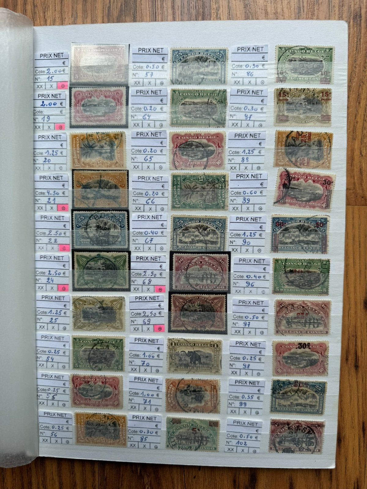 Postzegelalbum Belgisch Congo, Postzegels en Munten, Ophalen of Verzenden
