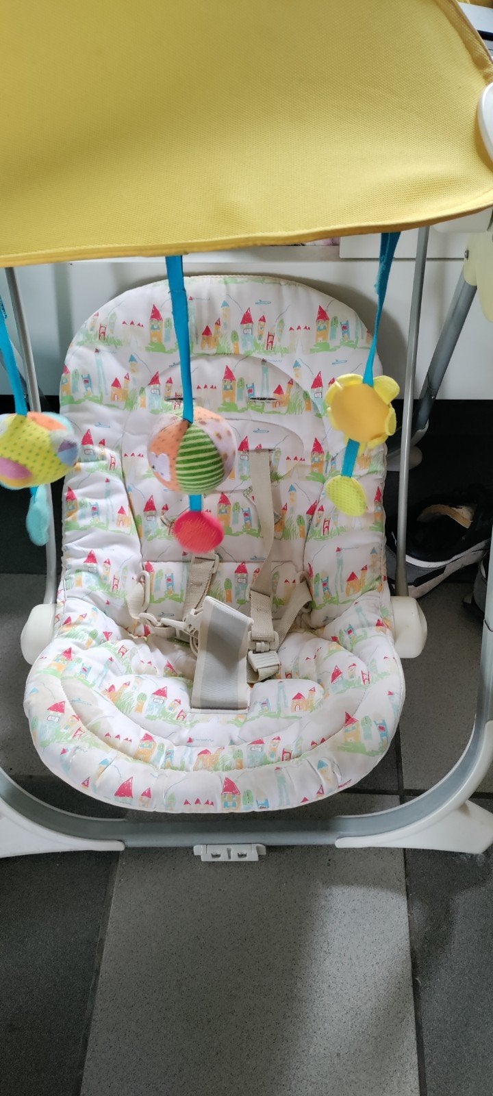 Balancelle  relaxé bébé Chicco, Utilisé, Réglable, Siège de balançoire, Enlèvement