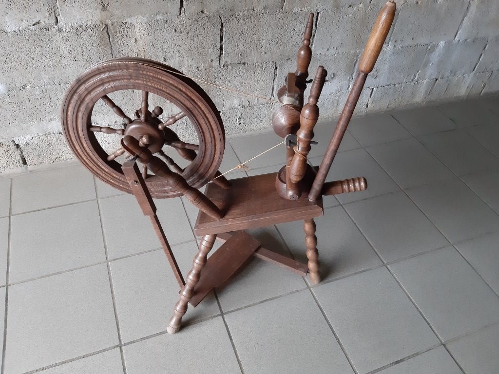 spinnewiel, Hobby en Vrije tijd, Spinnewielen en Spinnen, Ophalen, Gebruikt, Spinnewiel
