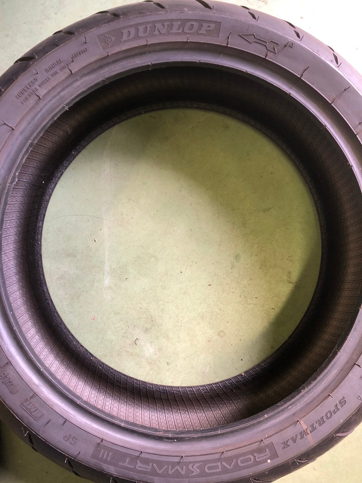 Dunlop Motorband 190 /55/17, Ophalen