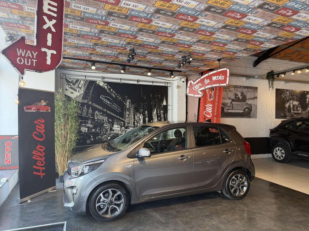 Kia Picanto 1.0i * BOITE AUTOMATIQUE * CAMERA * GPS * GARANT, Autos, Argent ou Gris, Achat, Euro 6, Entreprise