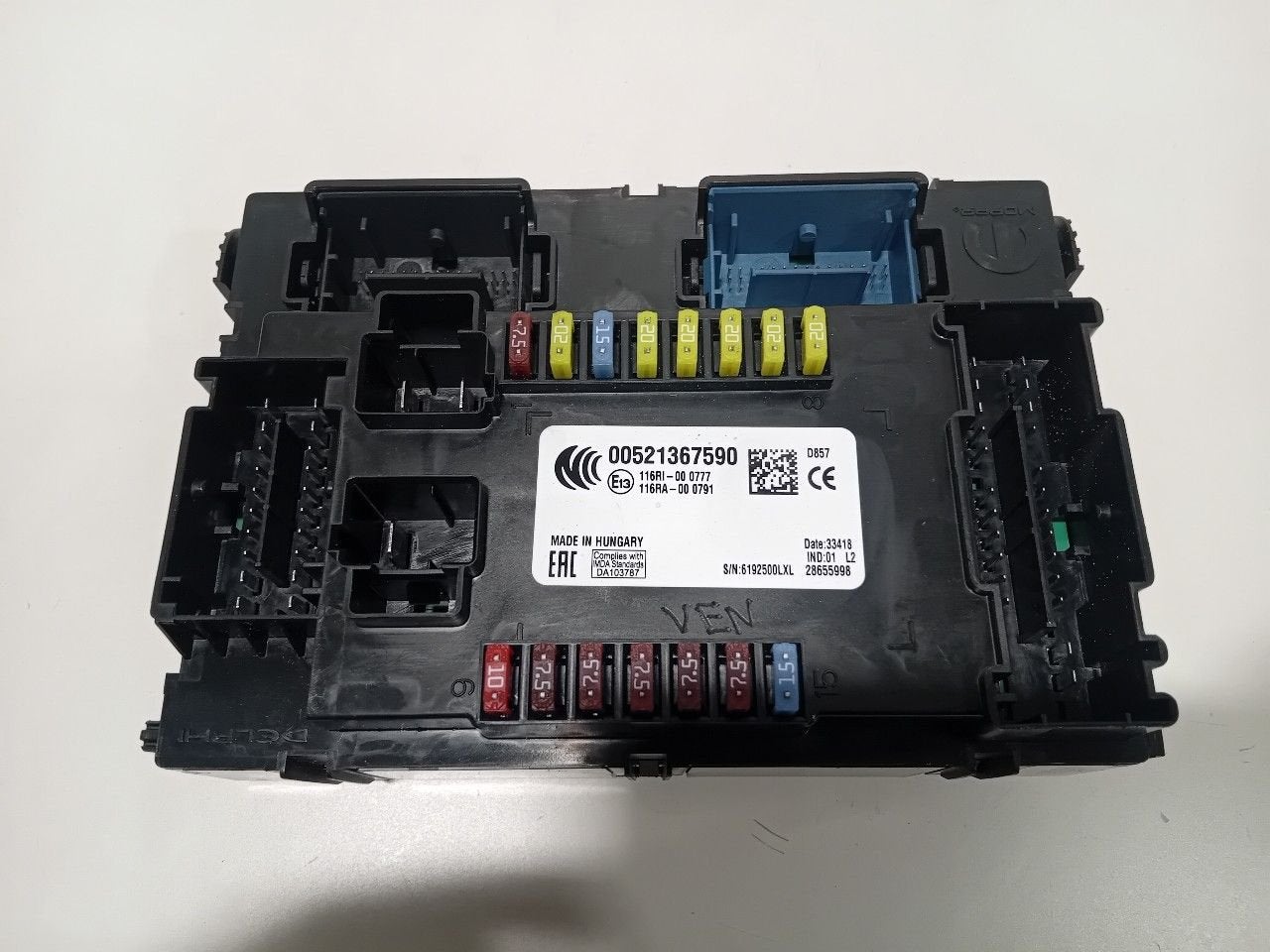 Computer body control Jeep Renegade, Jeep, Onderdelen@venauto.nl, Van der Ven Autorecycling B.V., Ettenseweg 76, 4706 PB Roosendaal, The Netherlands