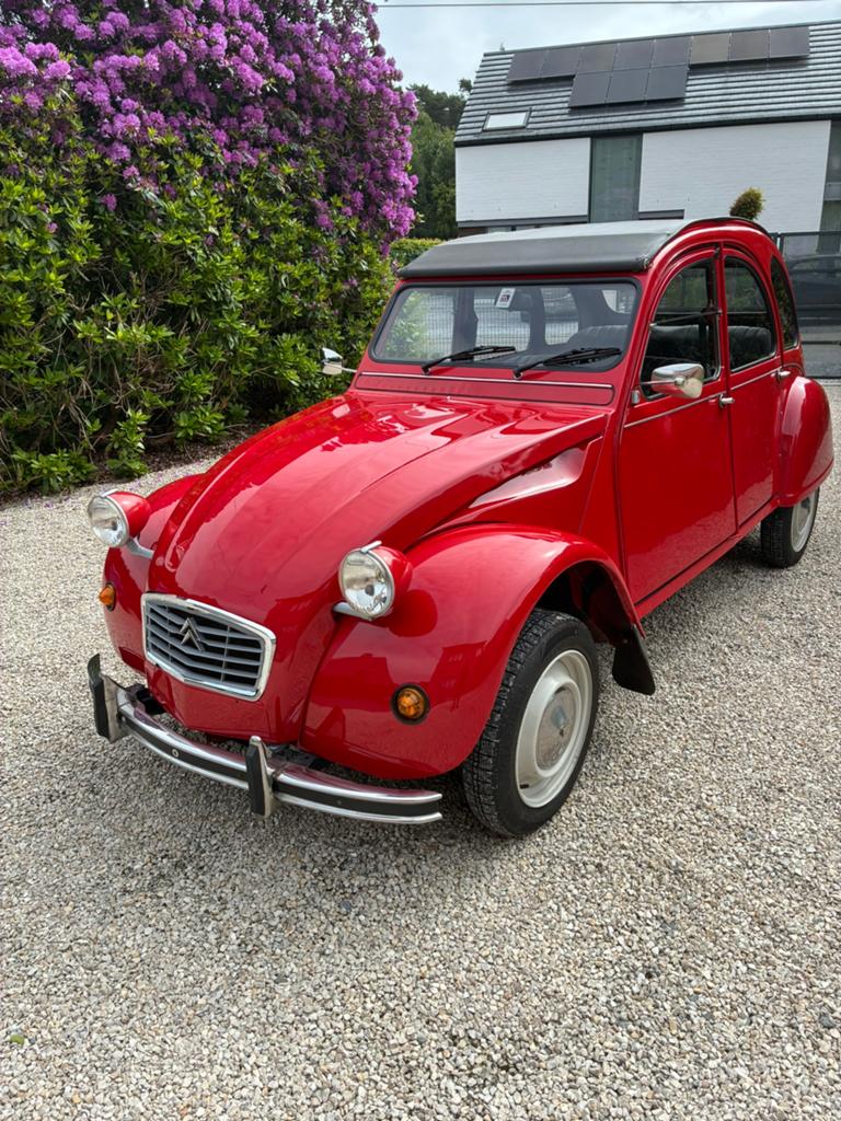Citroën 2cv6 special, Autos, Rouge, Achat, 602 cm³, Boîte manuelle