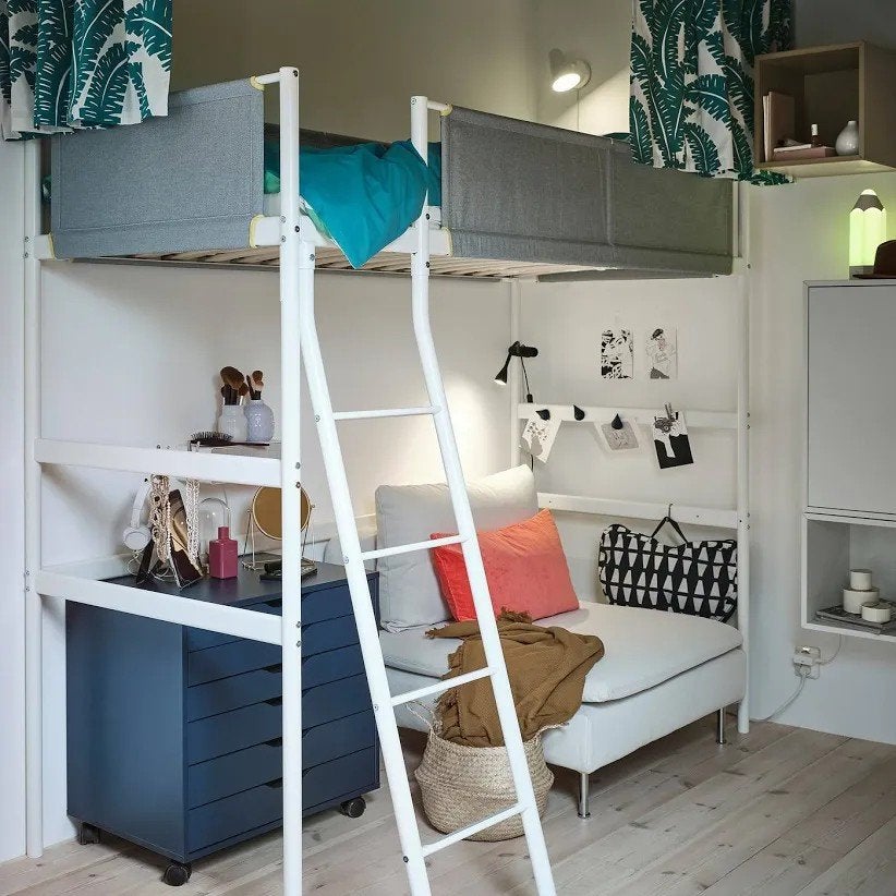 Hoogslaper eenpersoons ikea vitval, Enlèvement, Lit mezzanine