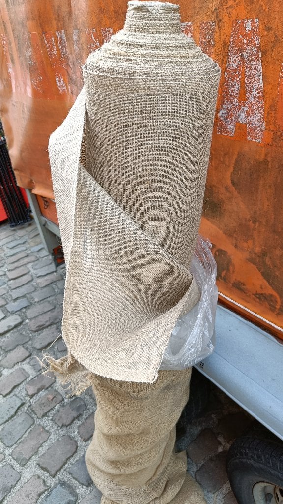 Jute van 140 op rol van 50 meter, Huis en Inrichting, Ophalen, Nieuw