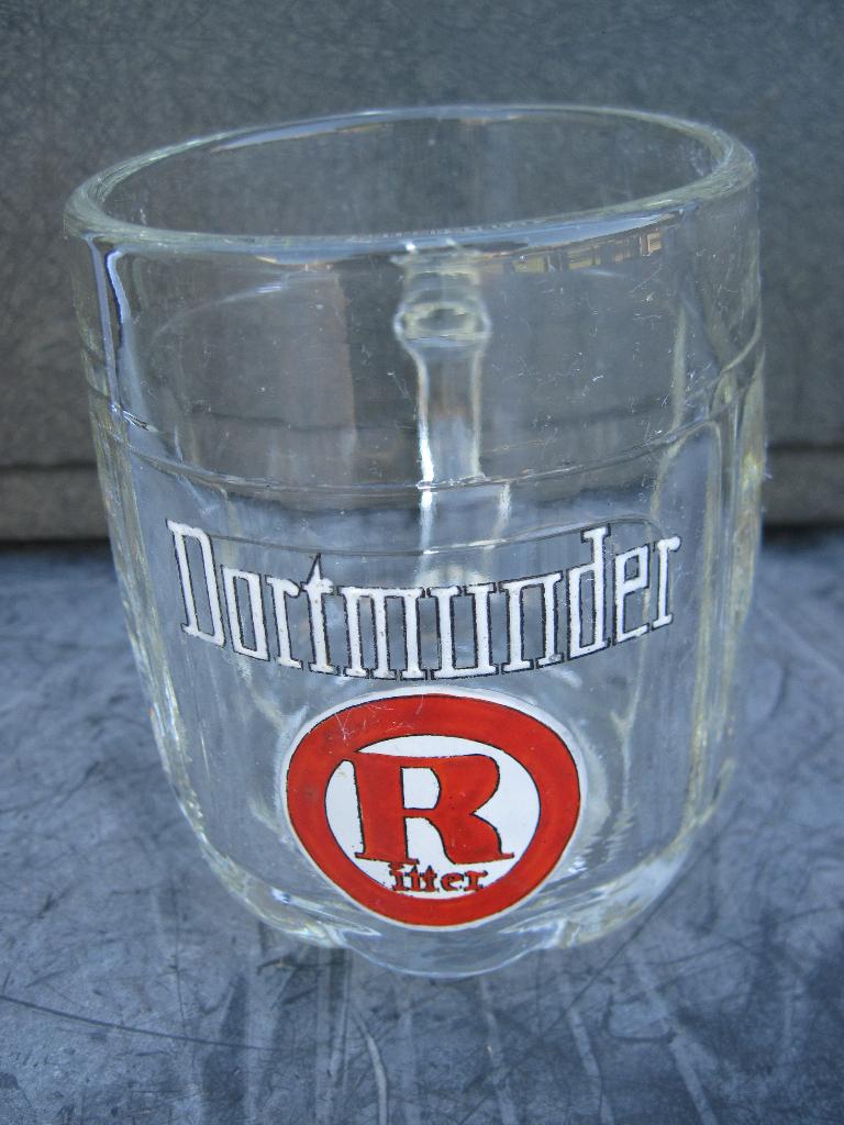 Dortmunder bierpul in emaille, Verzamelen, Glas en Drinkglazen, Ophalen of Verzenden