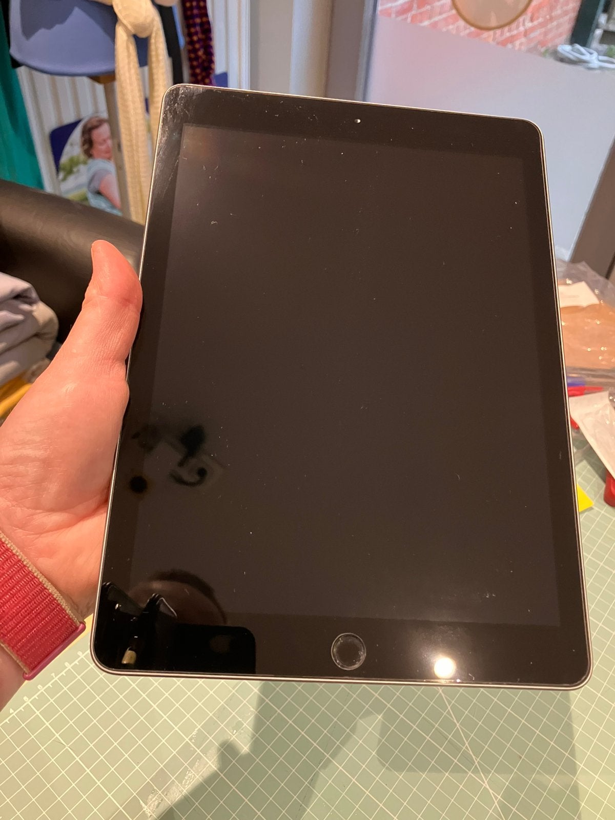 Ipad 6e generatie 128GB space grey, 10 inch, Apple iPad, Refurbished, Ophalen of Verzenden