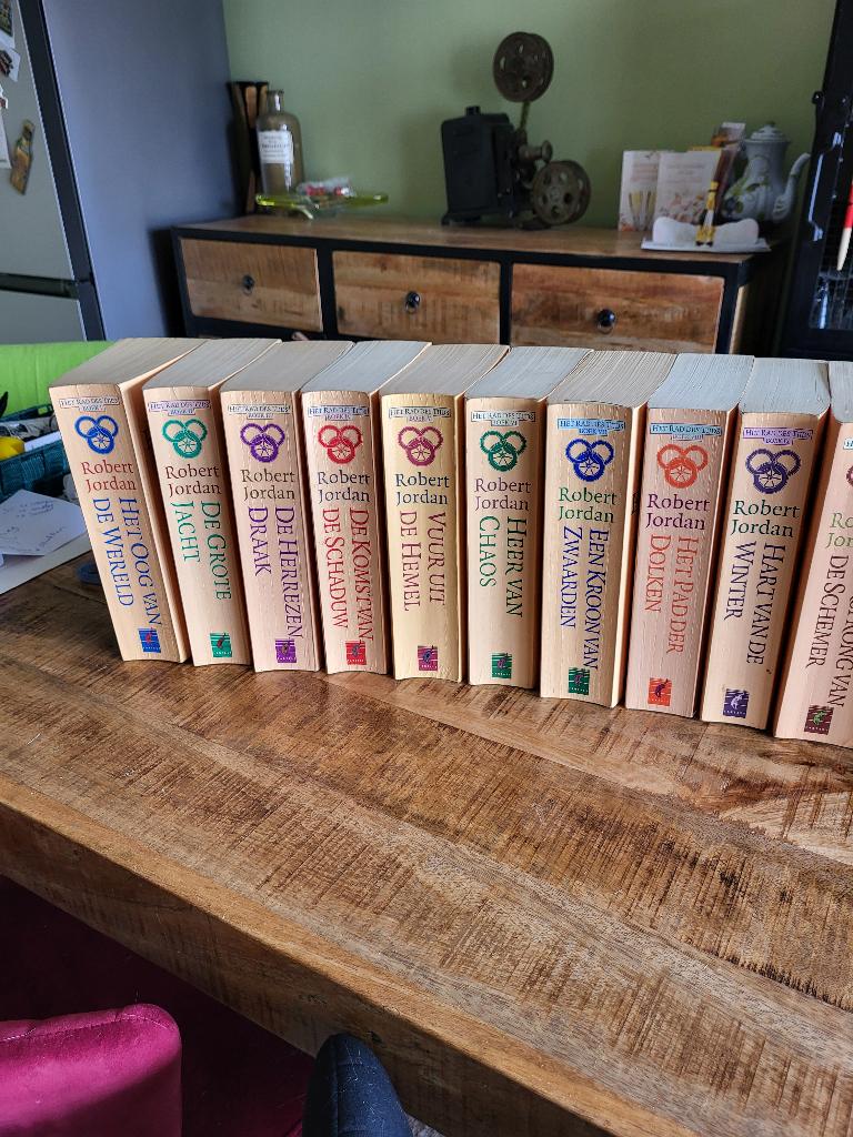 Boeken Robert zjprdan, Boeken, Ophalen, Gelezen, Robert Jordan, België