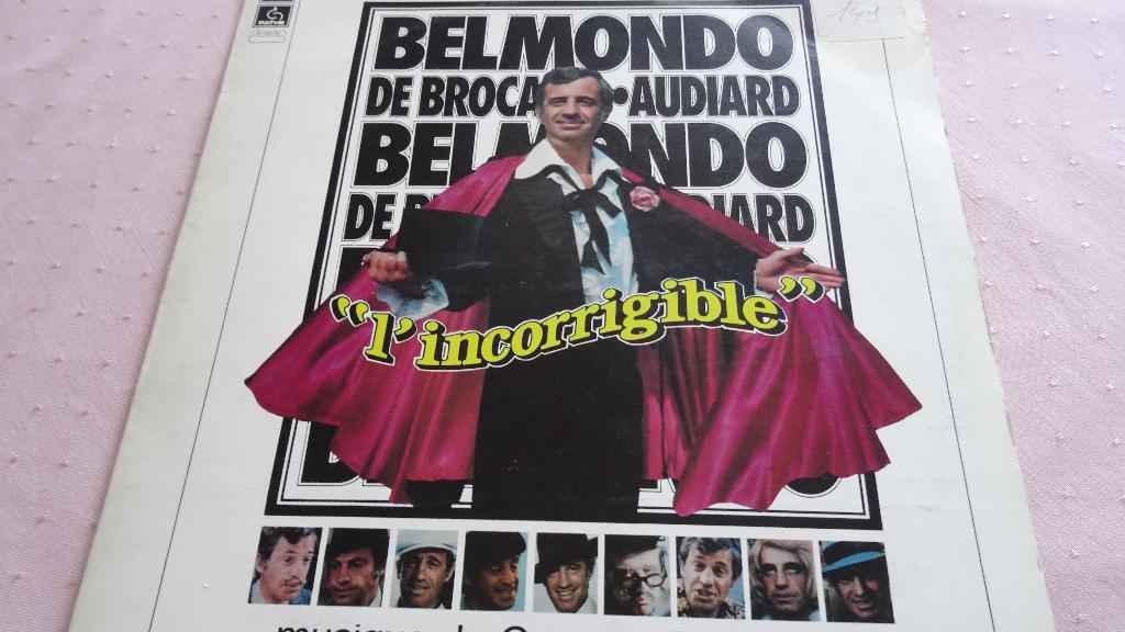 LP L'INCORRIGIBLE AVEC PAUL BELMONDO, Enlèvement, Comme neuf, 12 pouces