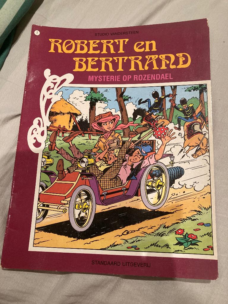 Strip Robert en Bertrand Mysterie op Rozendael, Eén stripboek, Ophalen, Gelezen