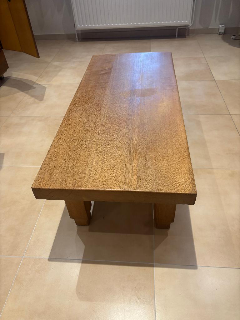 Table basse en chêne massif, Enlèvement, Utilisé, Rectangulaire, Chêne