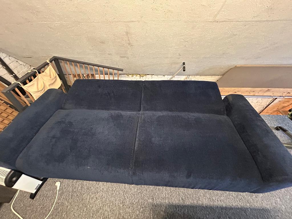 Canapé bleu, Maison & Meubles, Trois personnes, 150 cm ou plus, Moins de 150 cm, Banc droit