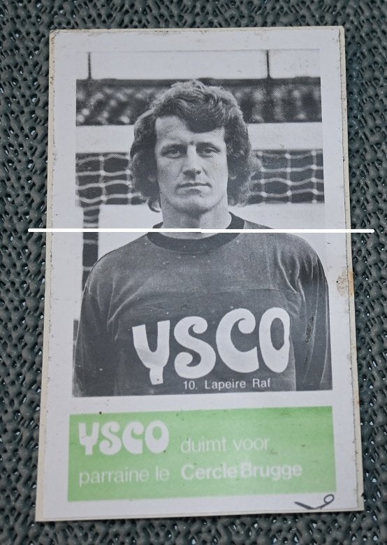 Cercle Brugge / Ysco / 10 Lapeire Raf /sticker, Verzamelen, Verzenden, Gebruikt, Poster, Plaatje of Sticker