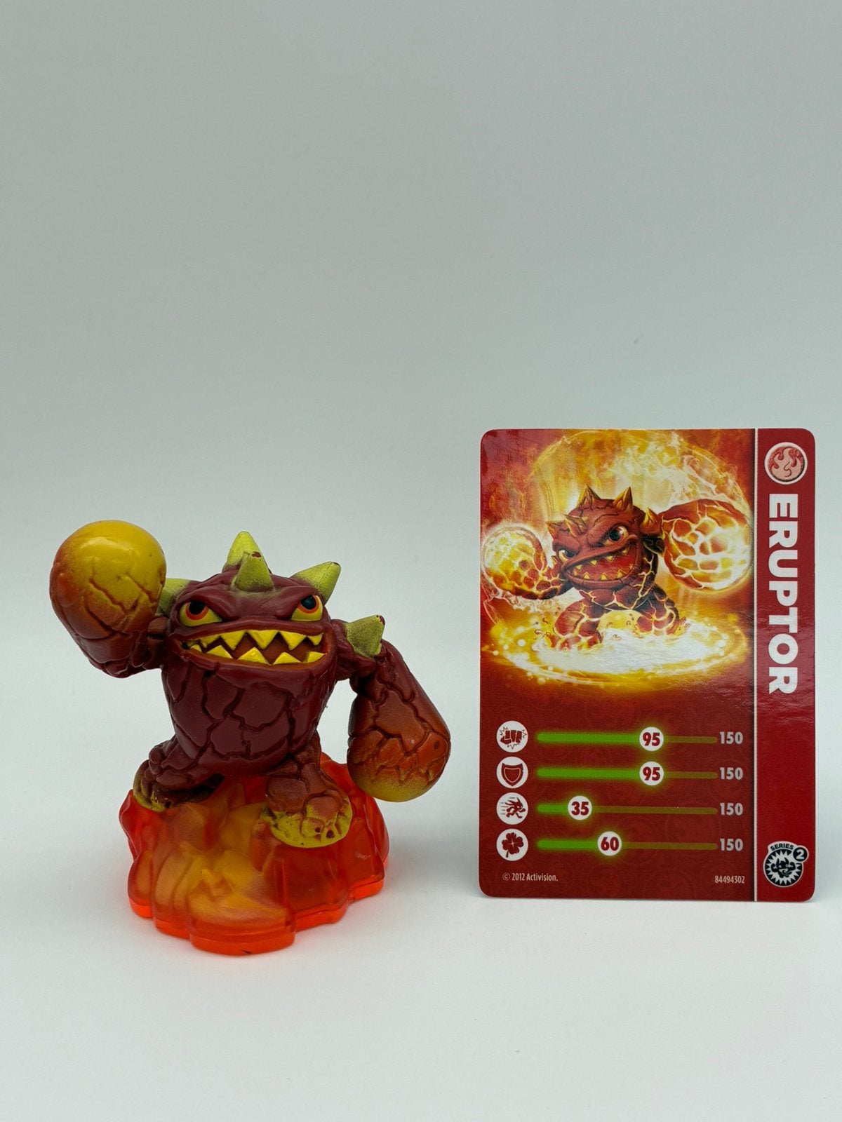 Skylanders Giants Eruptor met kaartje, Verzenden, Zo goed als nieuw