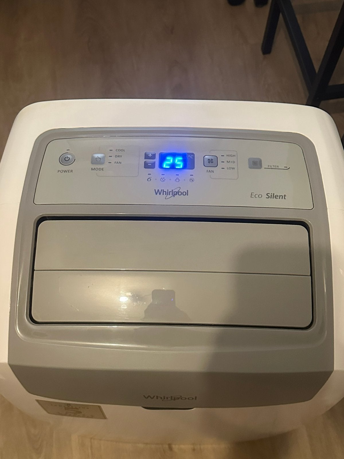Mobiele airco Whirlpool PACW29COL, Elektronische apparatuur, Airco's, Ophalen, Mobiele airco, Afstandsbediening