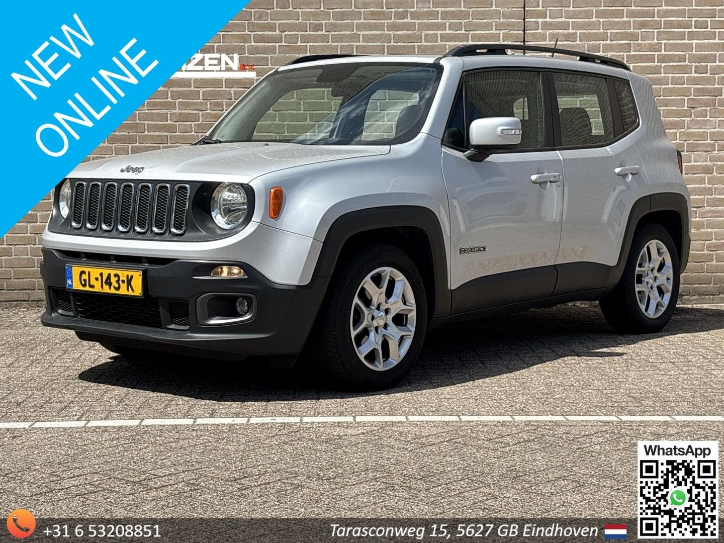 Jeep Renegade 1.4 MultiAir Freedom | Pano | Navi | Airco |, 140 g/km, Bedrijf, Handgeschakeld, SUV of Terreinwagen