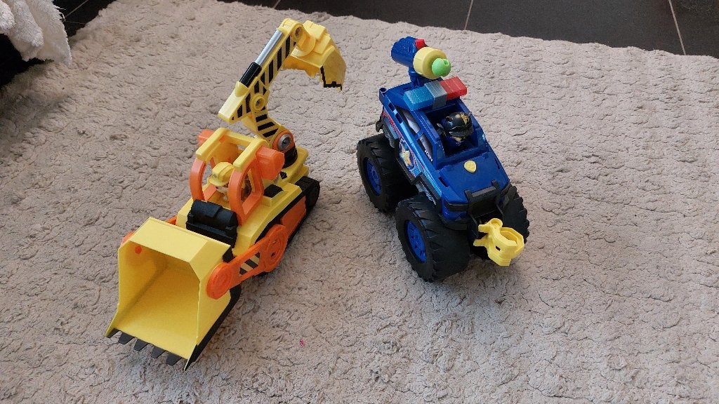 Paw patrol rubble en chase, Ophalen, Zo goed als nieuw