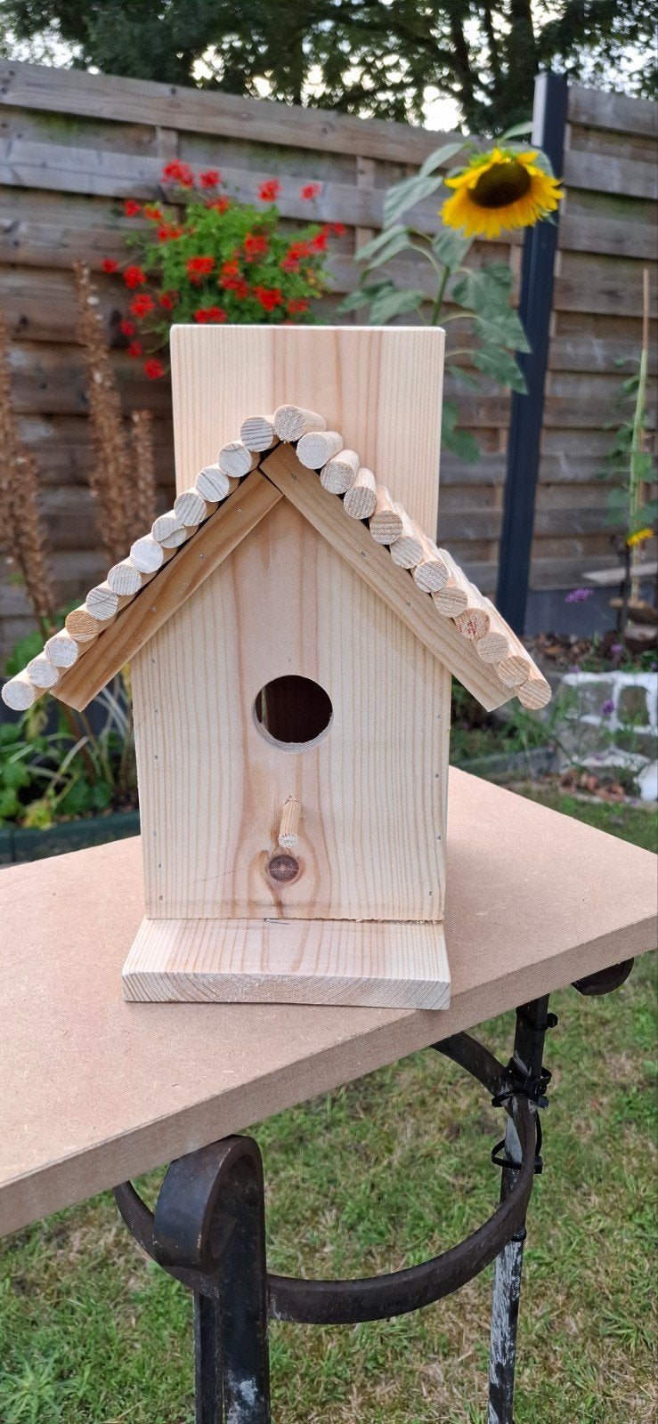 mooi vogelhuisje, Jardin & Terrasse, Maisons & Bains d'oiseaux, Enlèvement, Neuf