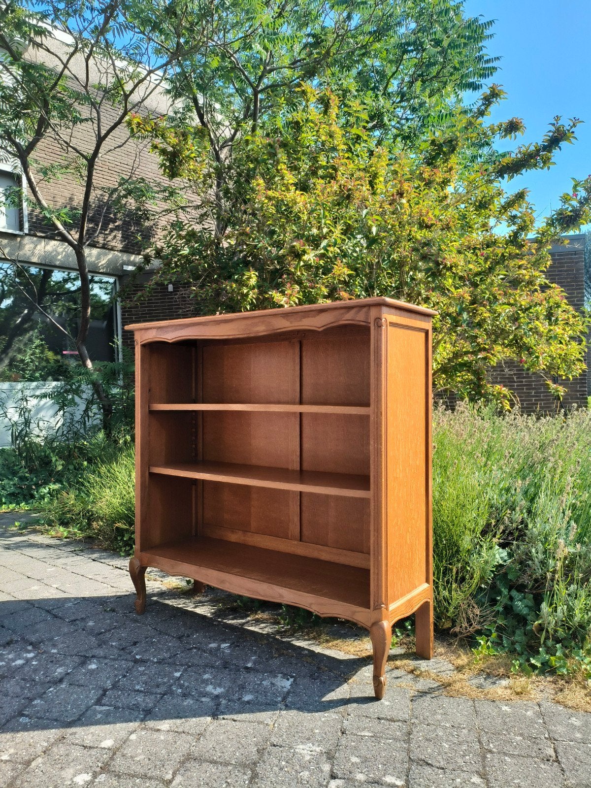 vintage houten boekenrekje, Huis en Inrichting, Ophalen, Met plank(en), Gebruikt, 50 tot 100 cm