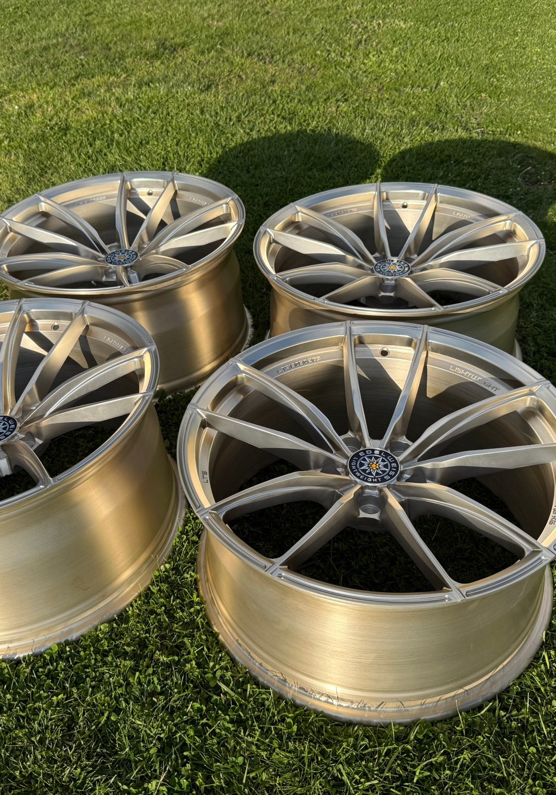 Edelweiss lt5 velgen 5x120 (bmw m2), Enlèvement, Comme neuf