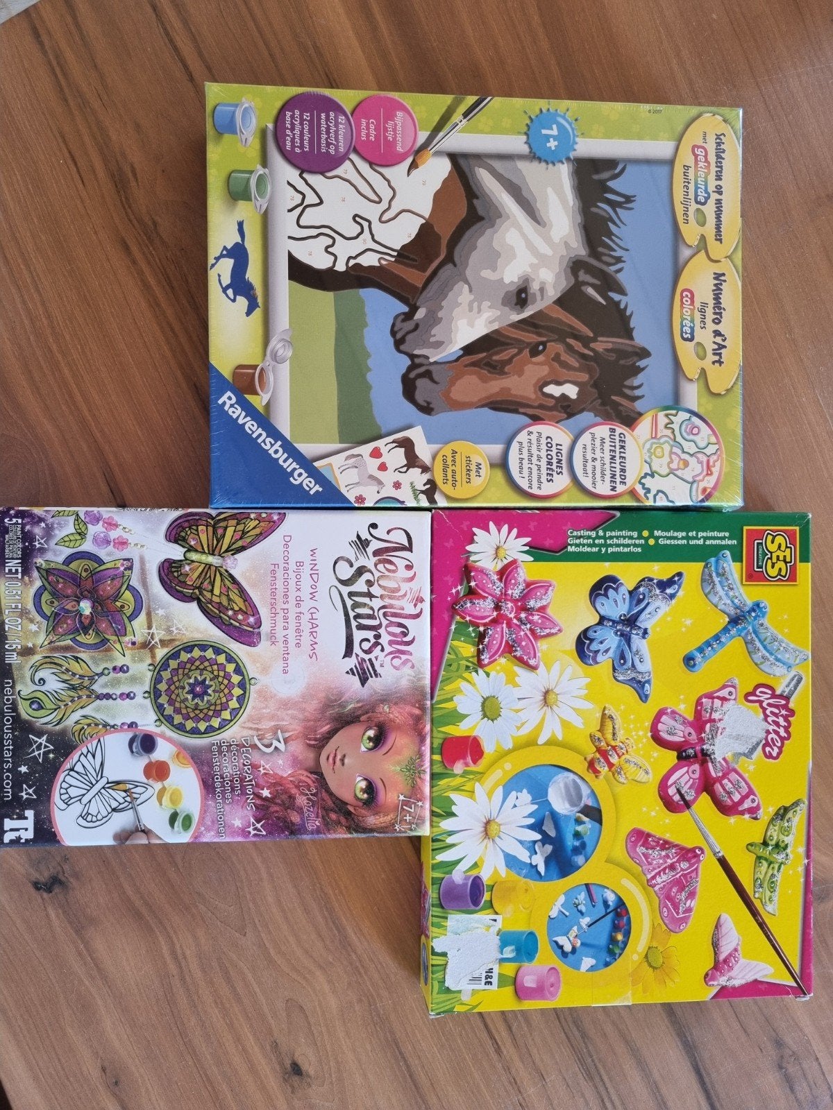 set van 3 schilderen, Ophalen