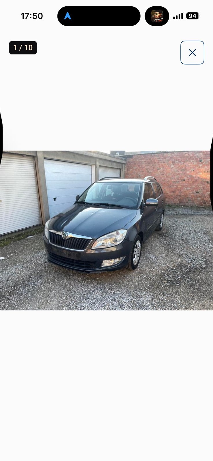 Skoda Fabia TDI 130.000 km, Auto's, Voorwielaandrijving, Dealer onderhouden, Stof, Zwart