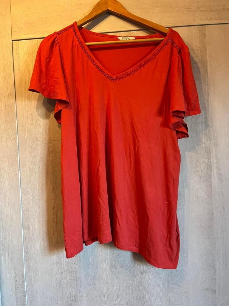tshirt rood ms mode xl, Kleding | Dames, Grote Maten, MS Mode, Gedragen, Rood, Shirt of Top